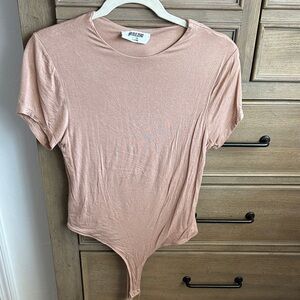 NWOT Double Zero Blush Bodysuit Top